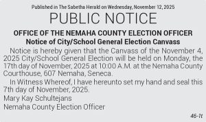 thumbnail of LEGAL NC Notice of Canvass 2×2.25